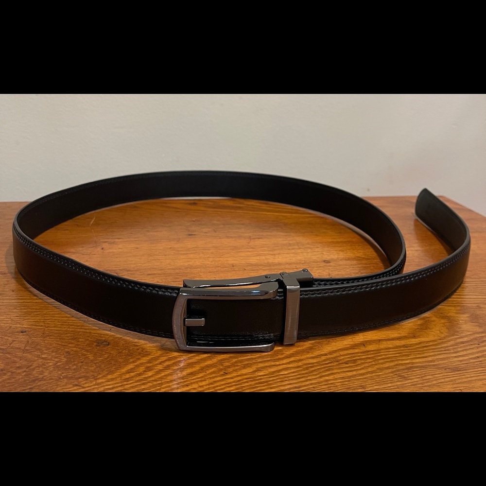 Black Belt with Dark Silver Buckle
